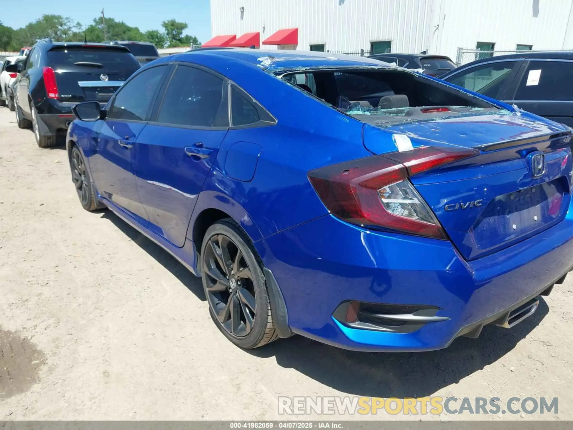 3 Photograph of a damaged car 19XFC2F82LE002354 HONDA CIVIC 2020