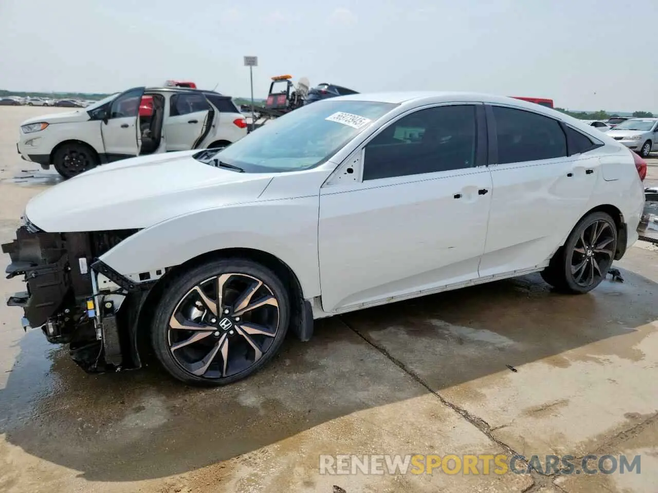 1 Photograph of a damaged car 19XFC2F82LE004122 HONDA CIVIC 2020