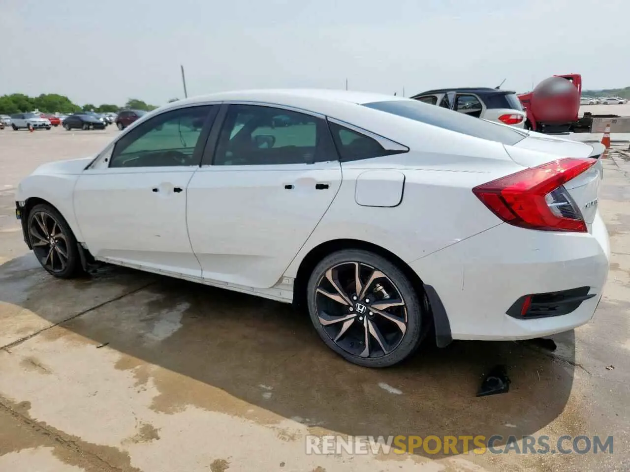 2 Photograph of a damaged car 19XFC2F82LE004122 HONDA CIVIC 2020