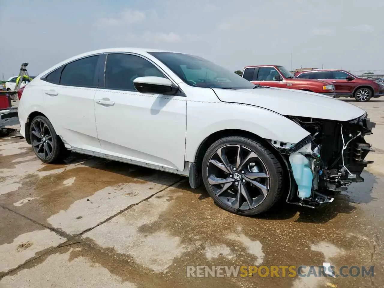 4 Photograph of a damaged car 19XFC2F82LE004122 HONDA CIVIC 2020