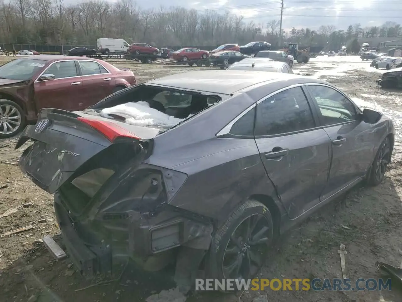 3 Photograph of a damaged car 19XFC2F82LE015542 HONDA CIVIC 2020