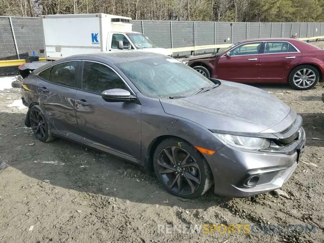 4 Photograph of a damaged car 19XFC2F82LE015542 HONDA CIVIC 2020