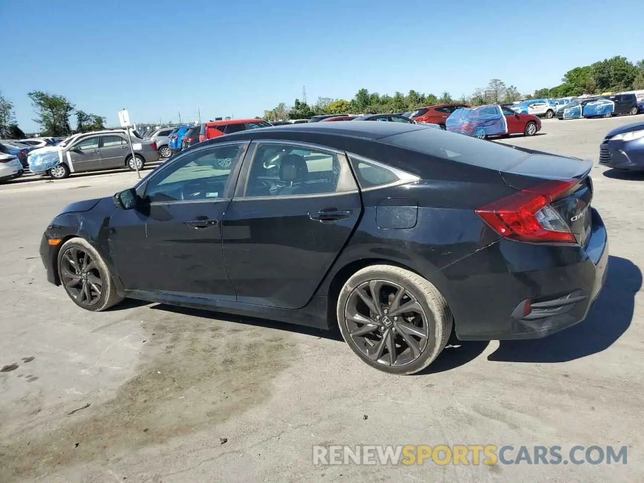 2 Photograph of a damaged car 19XFC2F82LE023432 HONDA CIVIC 2020