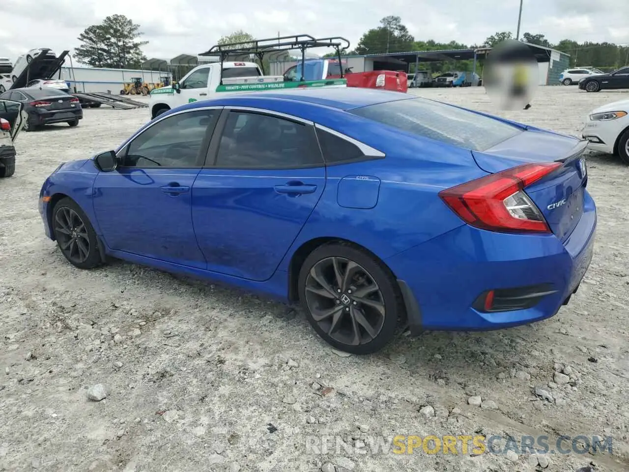 2 Photograph of a damaged car 19XFC2F82LE027707 HONDA CIVIC 2020