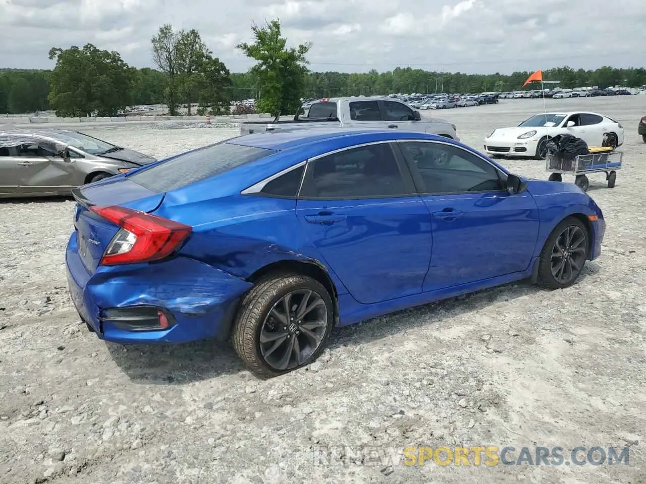 3 Photograph of a damaged car 19XFC2F82LE027707 HONDA CIVIC 2020