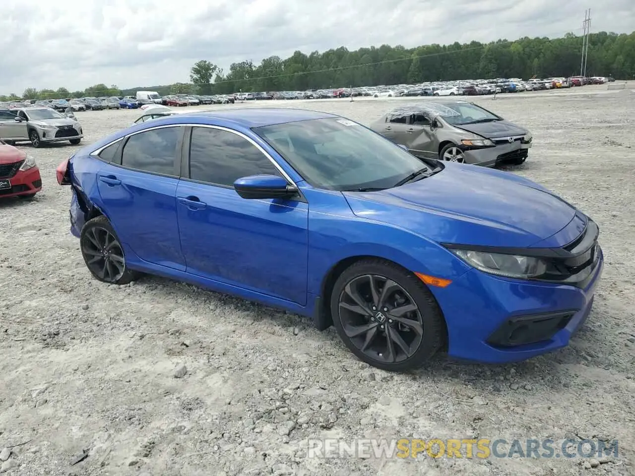 4 Photograph of a damaged car 19XFC2F82LE027707 HONDA CIVIC 2020