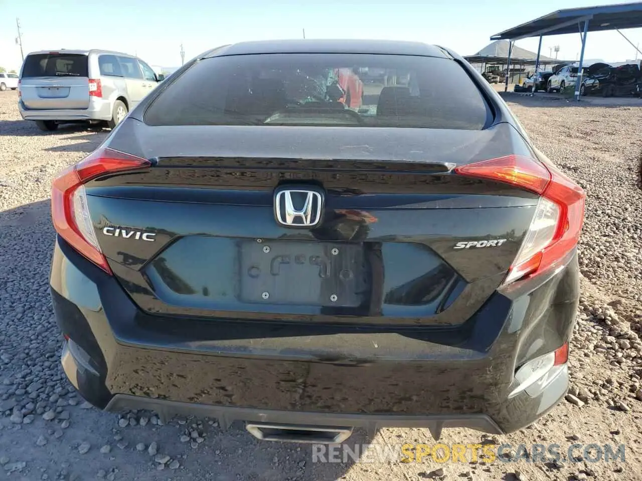6 Photograph of a damaged car 19XFC2F82LE027769 HONDA CIVIC 2020