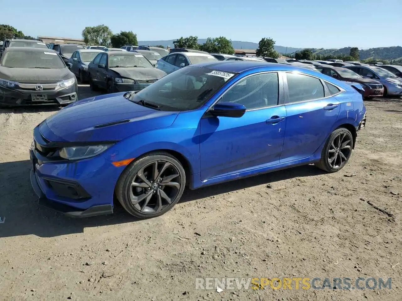 1 Photograph of a damaged car 19XFC2F82LE200867 HONDA CIVIC 2020