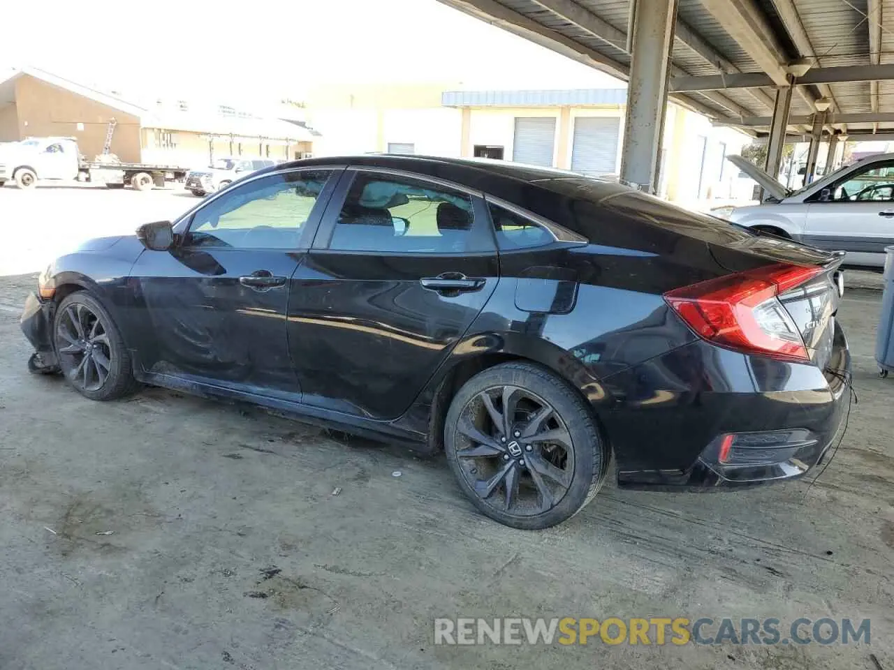 2 Photograph of a damaged car 19XFC2F82LE214199 HONDA CIVIC 2020