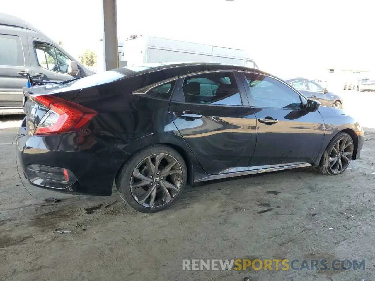 3 Photograph of a damaged car 19XFC2F82LE214199 HONDA CIVIC 2020