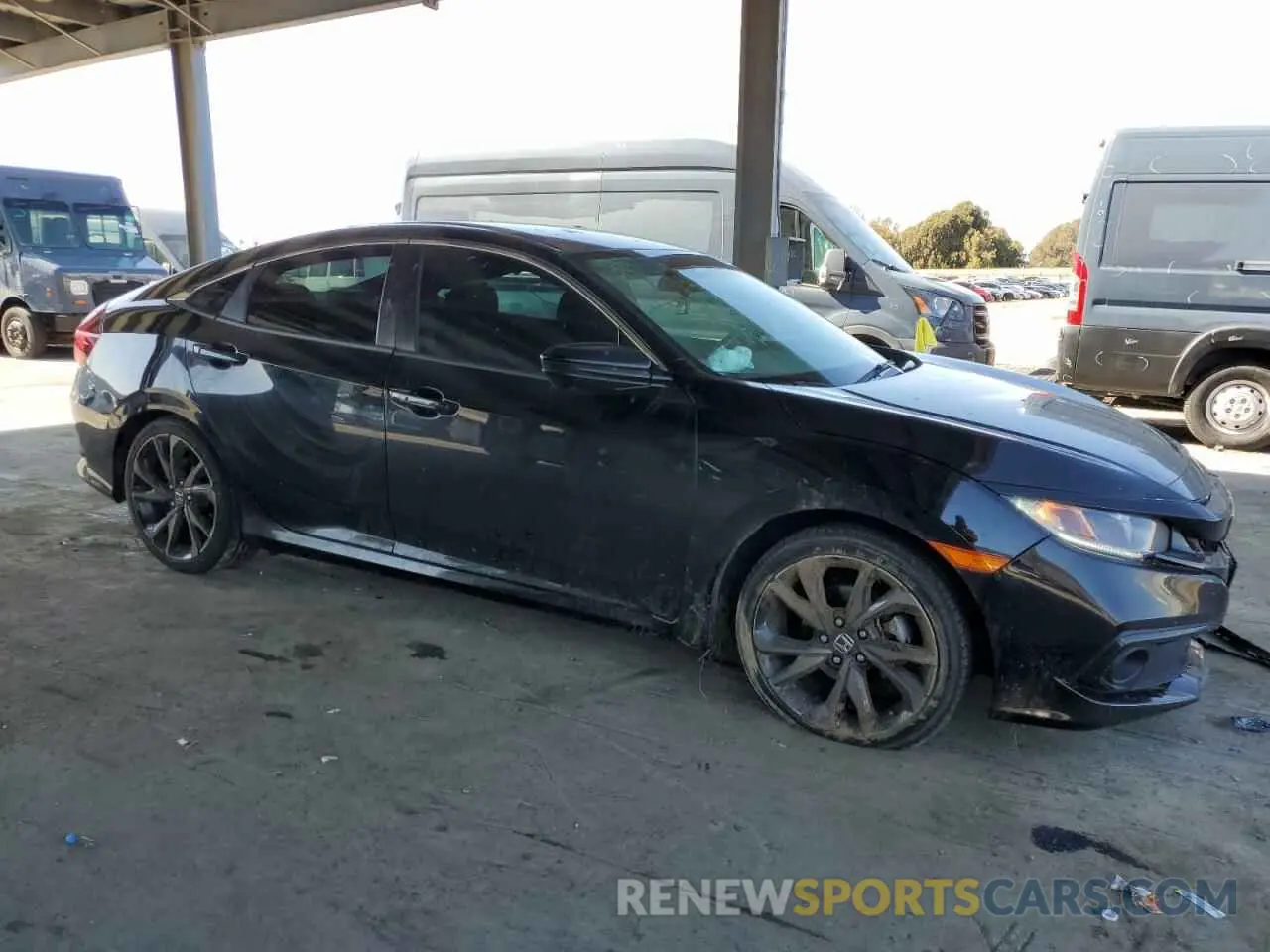 4 Photograph of a damaged car 19XFC2F82LE214199 HONDA CIVIC 2020