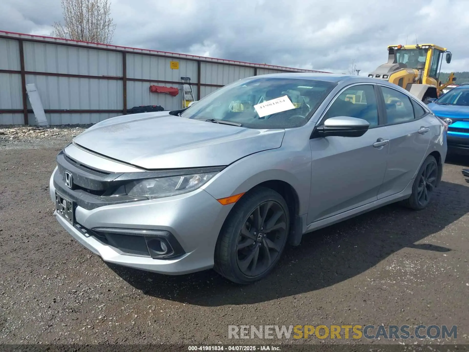 2 Photograph of a damaged car 19XFC2F82LE214820 HONDA CIVIC 2020