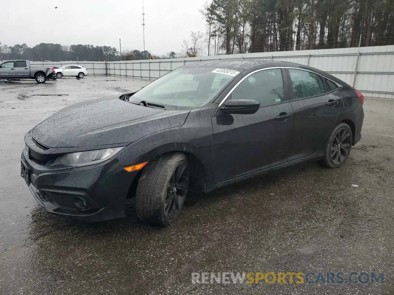 1 Photograph of a damaged car 19XFC2F82LE215630 HONDA CIVIC 2020