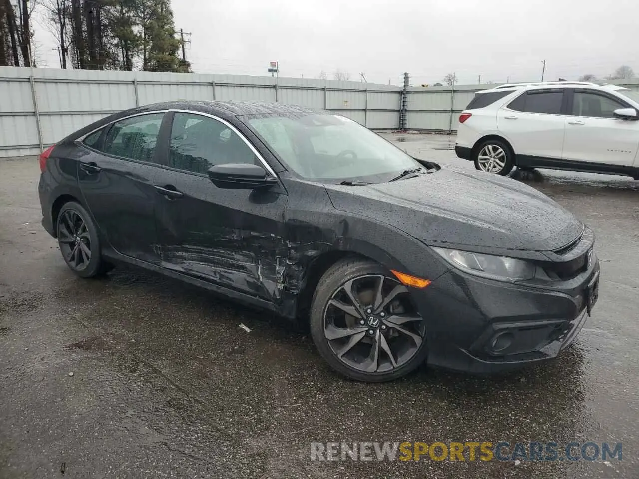 4 Photograph of a damaged car 19XFC2F82LE215630 HONDA CIVIC 2020