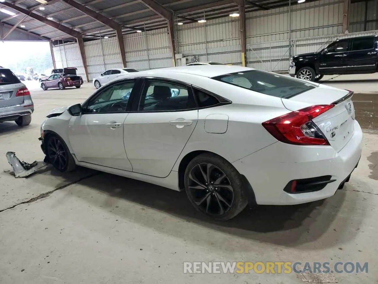2 Photograph of a damaged car 19XFC2F83LE014626 HONDA CIVIC 2020