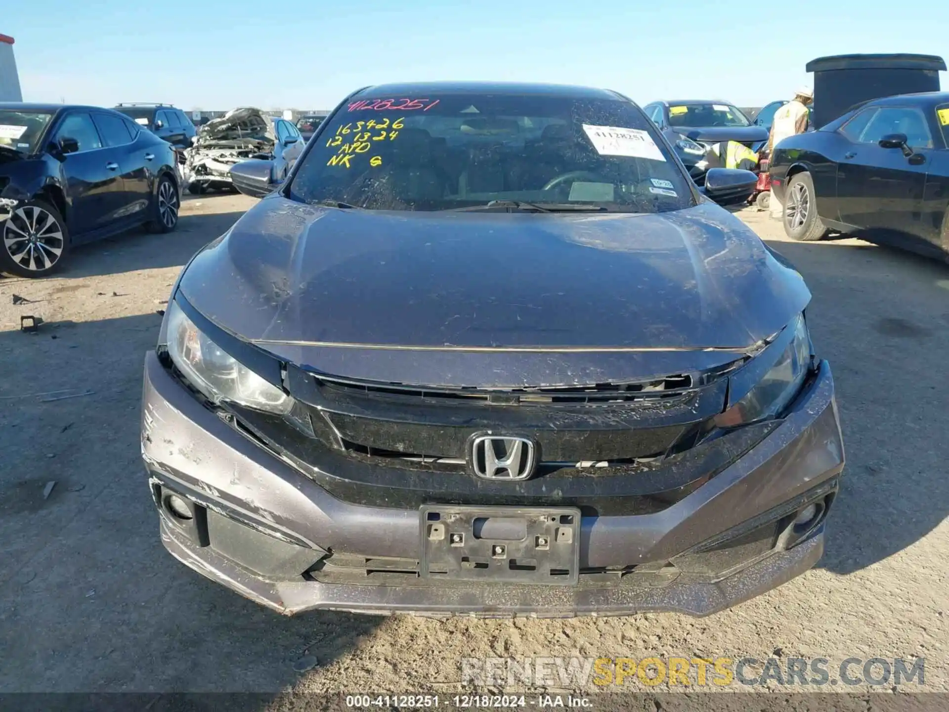 12 Photograph of a damaged car 19XFC2F83LE026937 HONDA CIVIC 2020