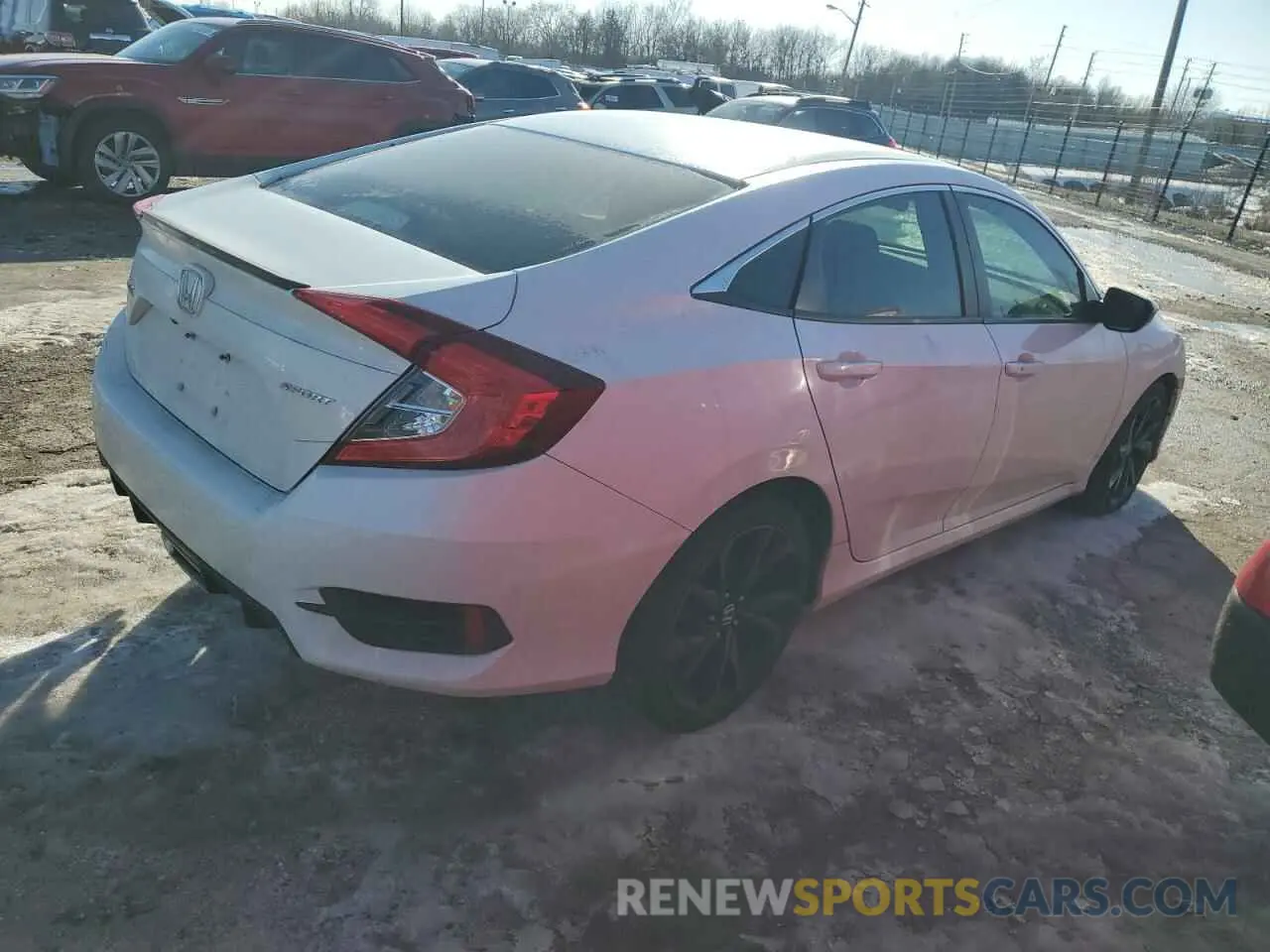 3 Photograph of a damaged car 19XFC2F83LE028865 HONDA CIVIC 2020