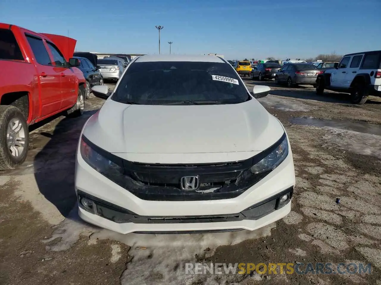 5 Photograph of a damaged car 19XFC2F83LE028865 HONDA CIVIC 2020
