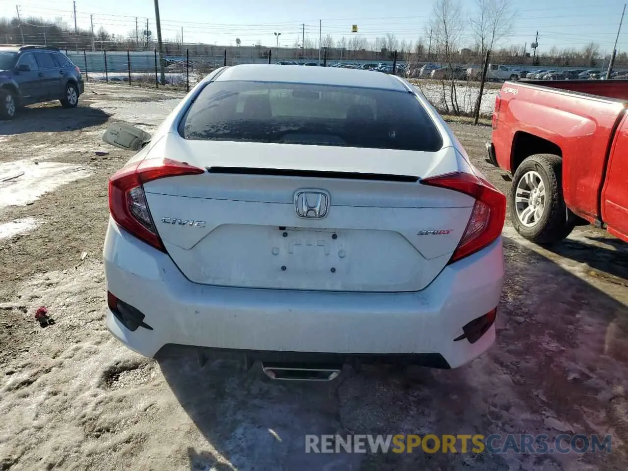 6 Photograph of a damaged car 19XFC2F83LE028865 HONDA CIVIC 2020