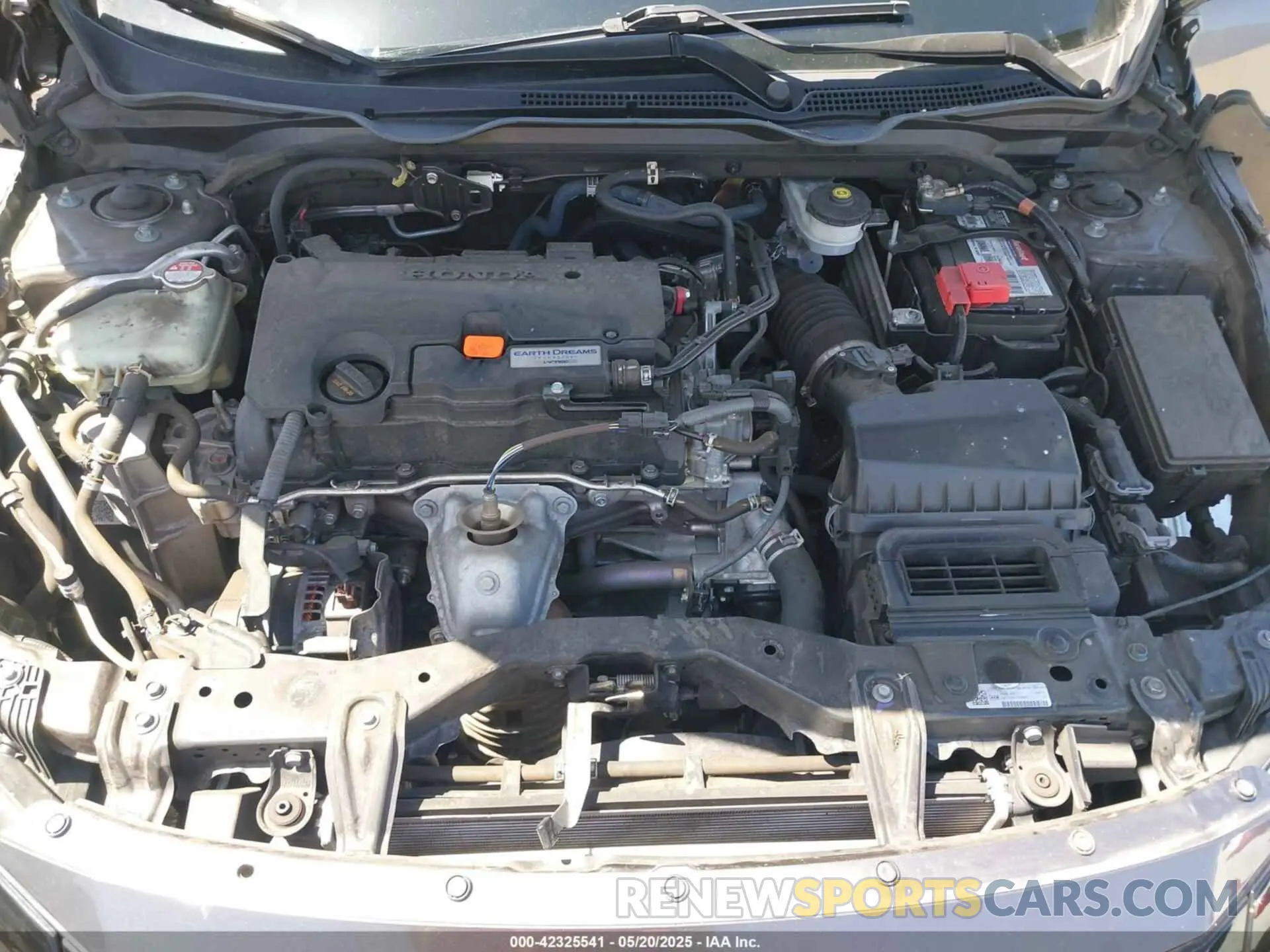 10 Photograph of a damaged car 19XFC2F83LE201395 HONDA CIVIC 2020