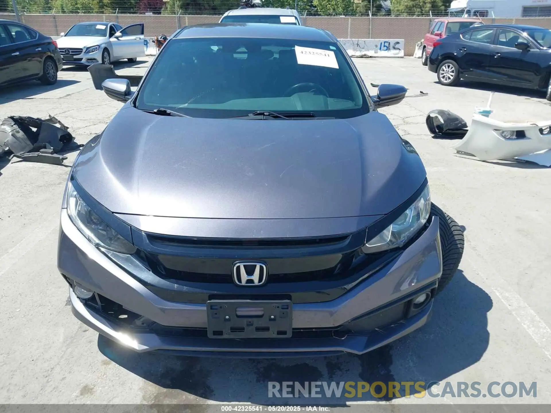 13 Photograph of a damaged car 19XFC2F83LE201395 HONDA CIVIC 2020