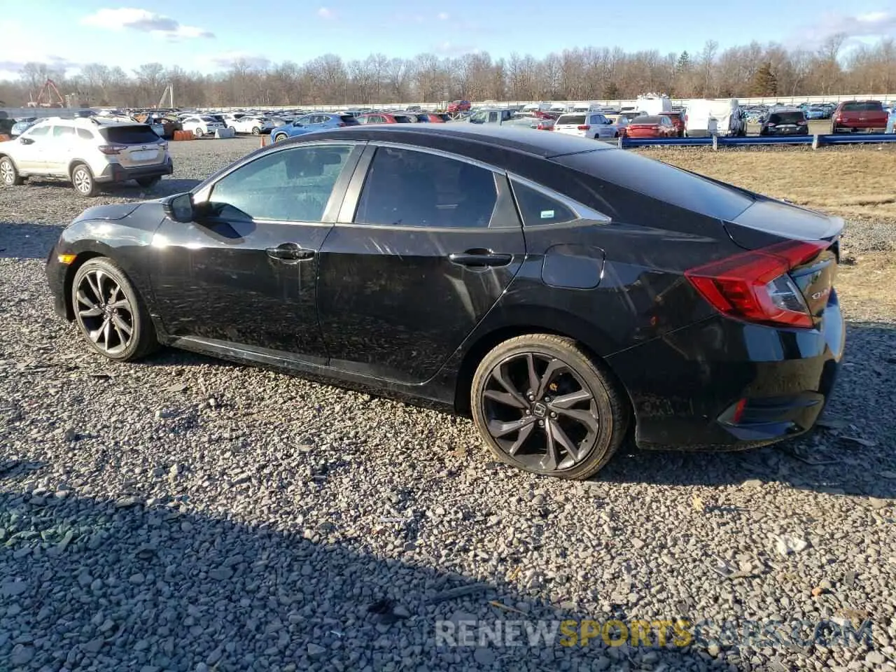 2 Photograph of a damaged car 19XFC2F83LE211893 HONDA CIVIC 2020