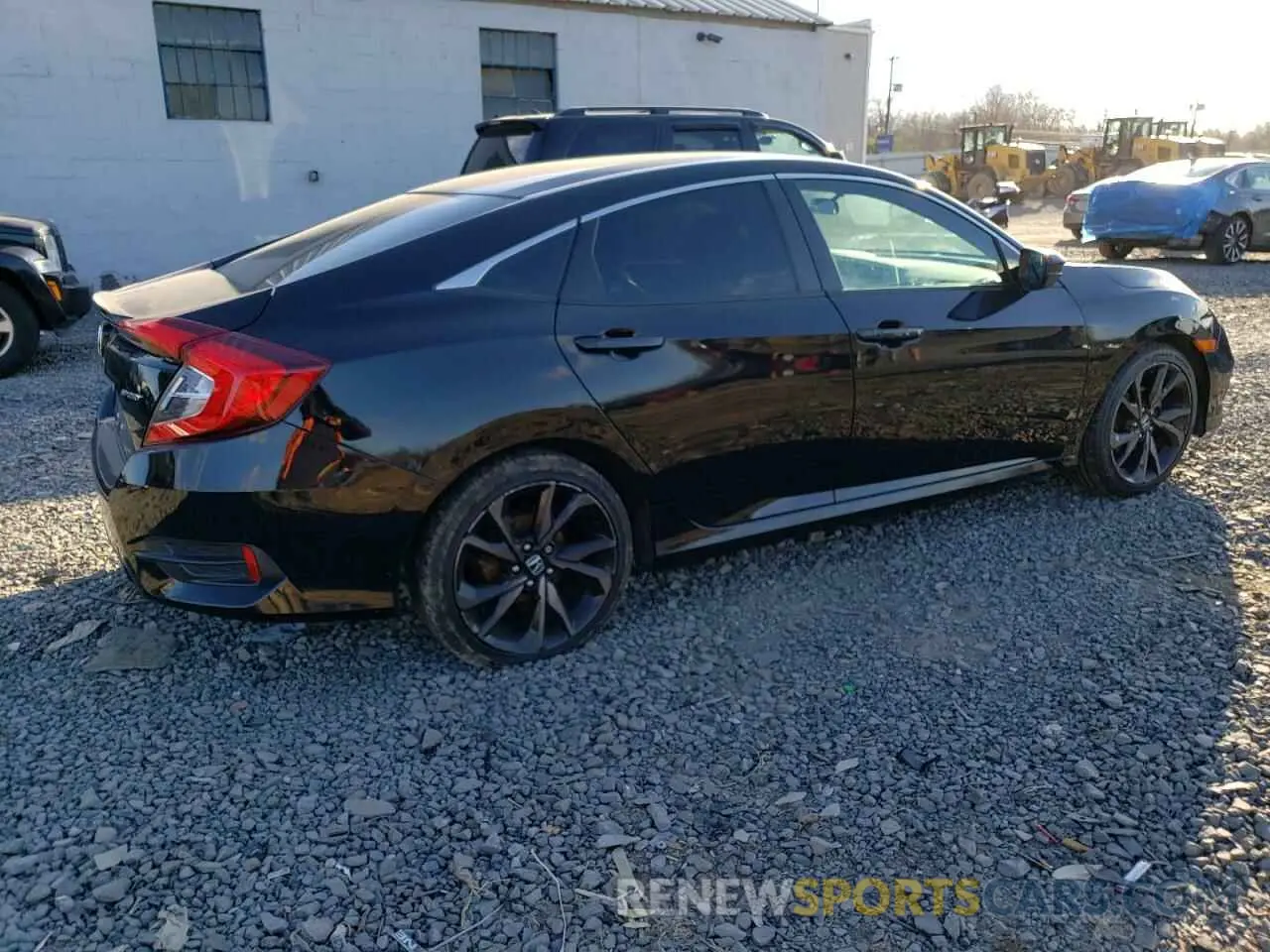 3 Photograph of a damaged car 19XFC2F83LE211893 HONDA CIVIC 2020