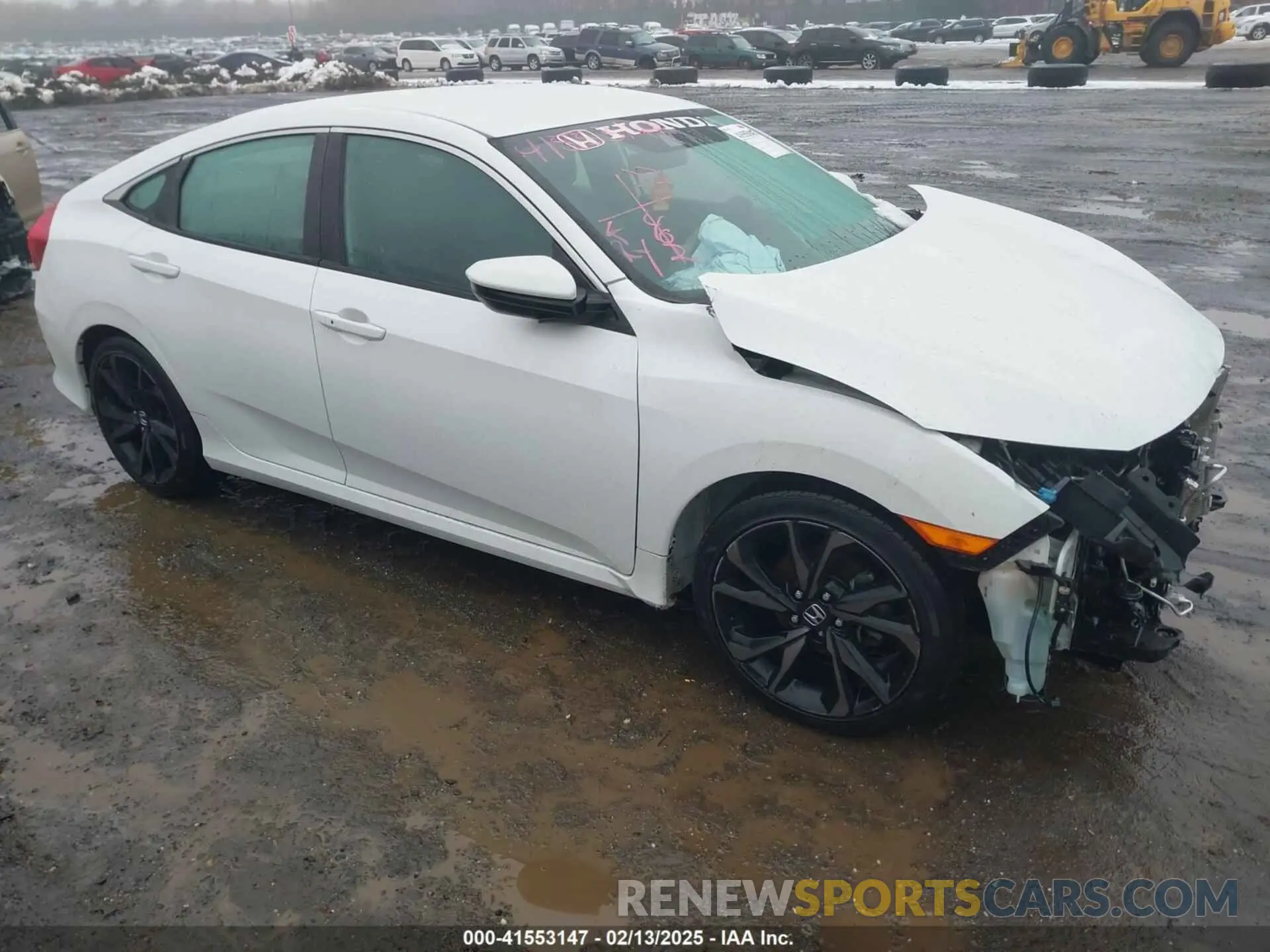 1 Photograph of a damaged car 19XFC2F83LE215734 HONDA CIVIC 2020