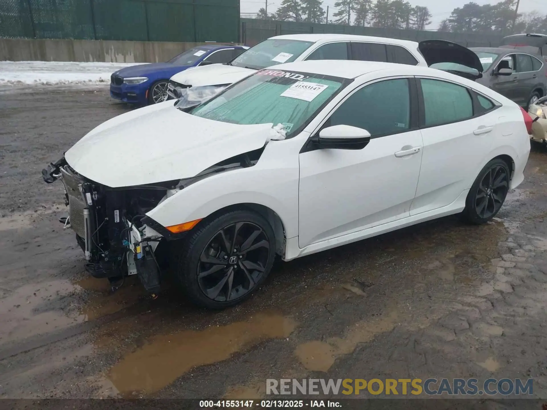 2 Photograph of a damaged car 19XFC2F83LE215734 HONDA CIVIC 2020