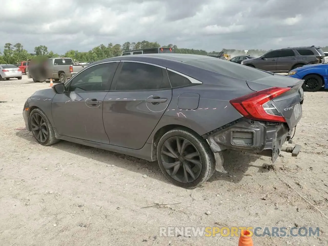 2 Photograph of a damaged car 19XFC2F84LE000038 HONDA CIVIC 2020