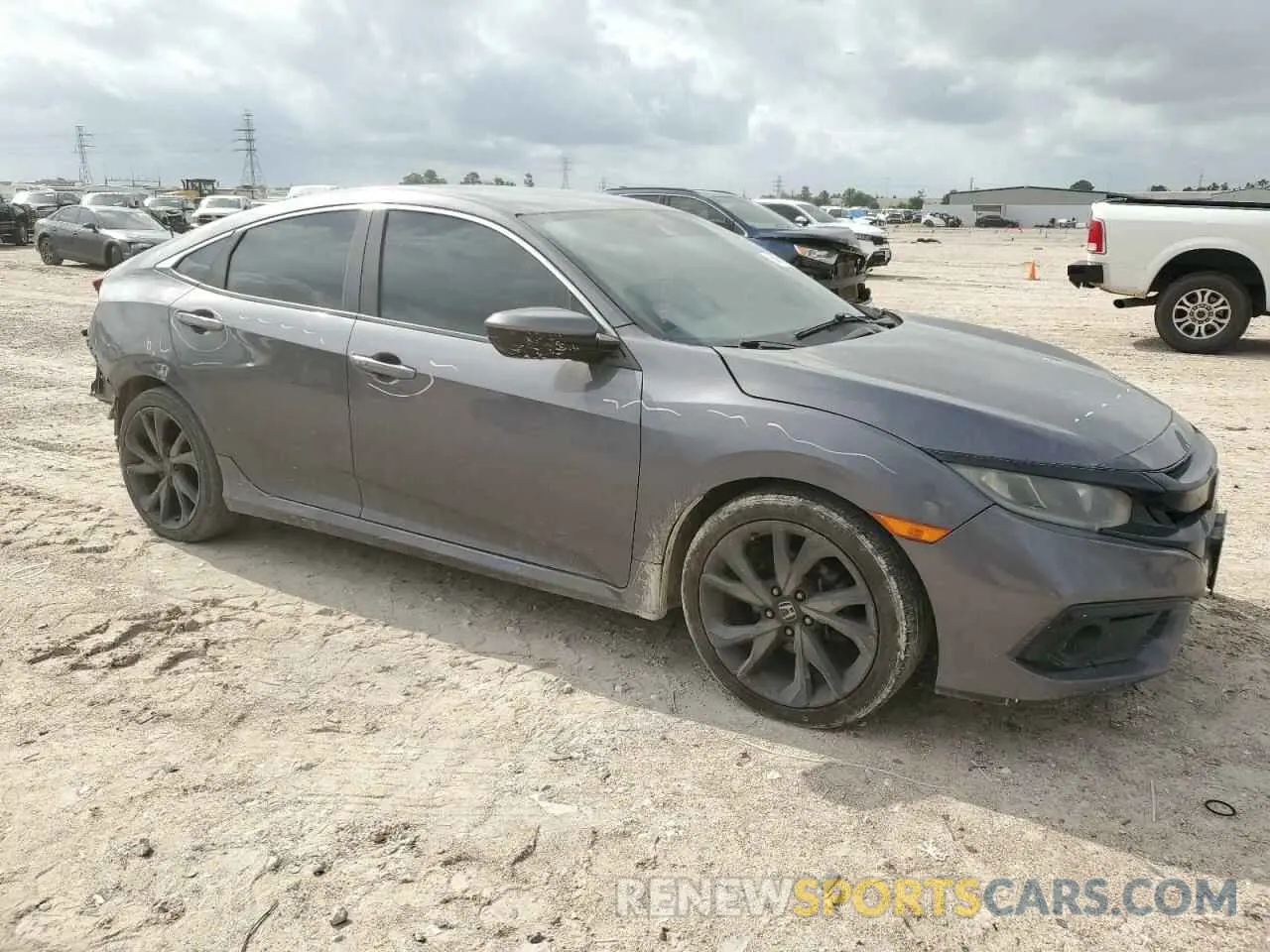 4 Photograph of a damaged car 19XFC2F84LE000038 HONDA CIVIC 2020
