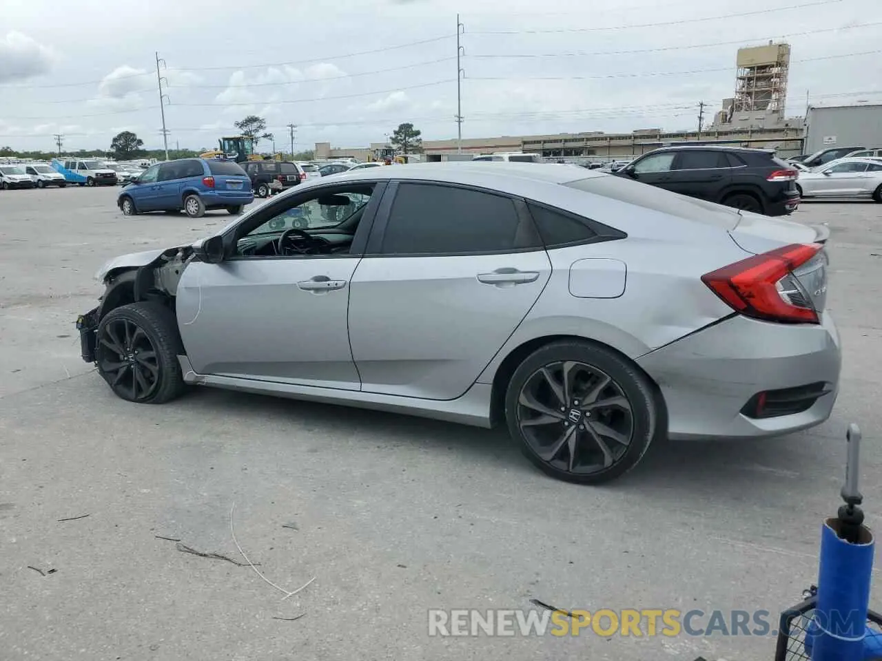 2 Photograph of a damaged car 19XFC2F84LE002193 HONDA CIVIC 2020