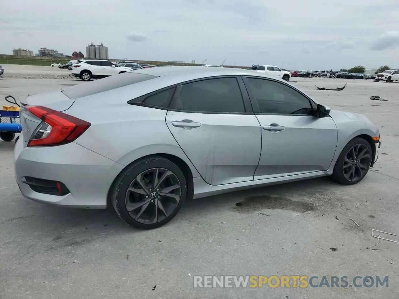 3 Photograph of a damaged car 19XFC2F84LE002193 HONDA CIVIC 2020