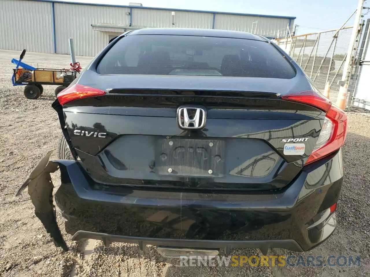 6 Photograph of a damaged car 19XFC2F84LE002615 HONDA CIVIC 2020