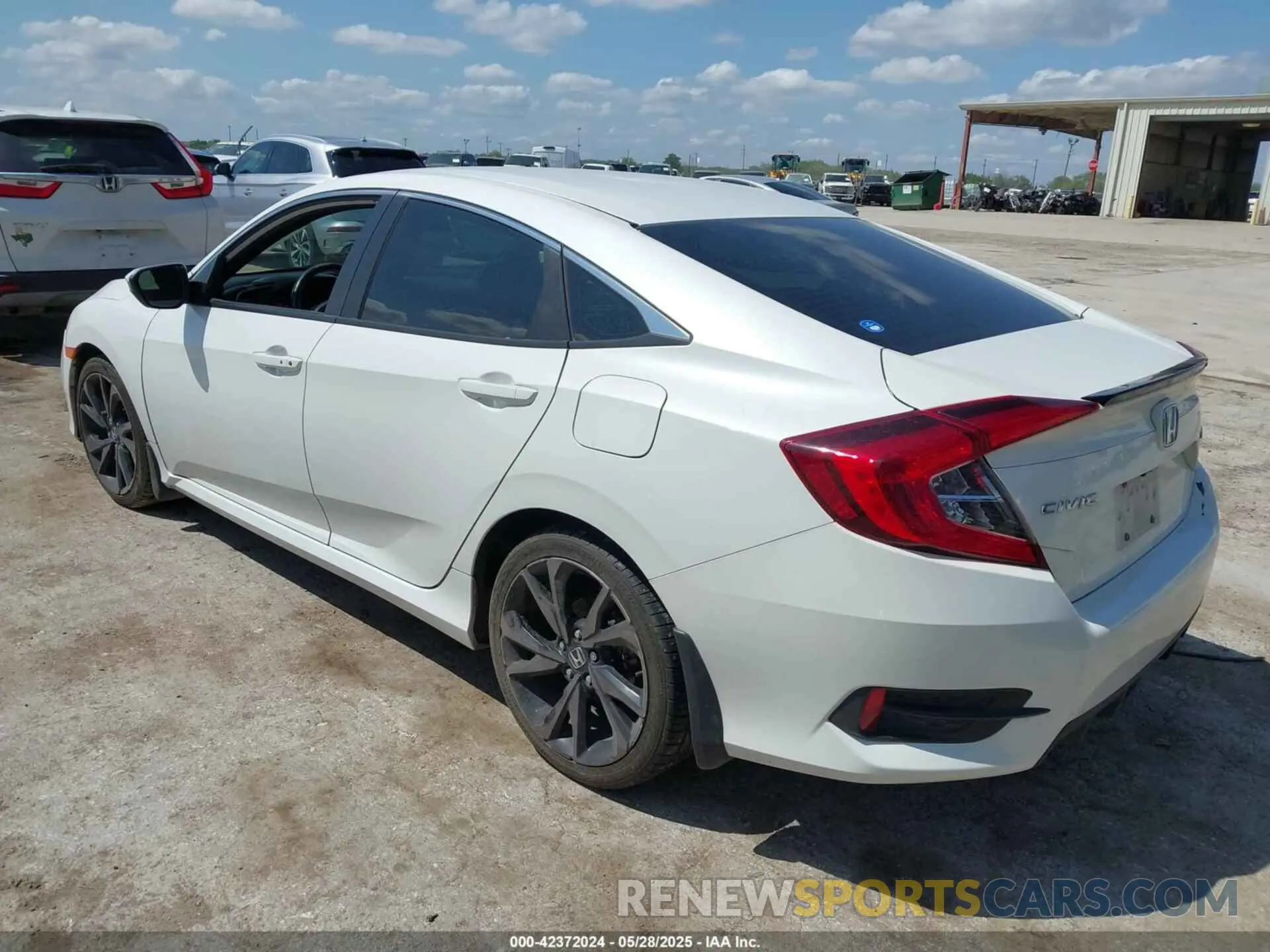 3 Photograph of a damaged car 19XFC2F84LE007443 HONDA CIVIC 2020
