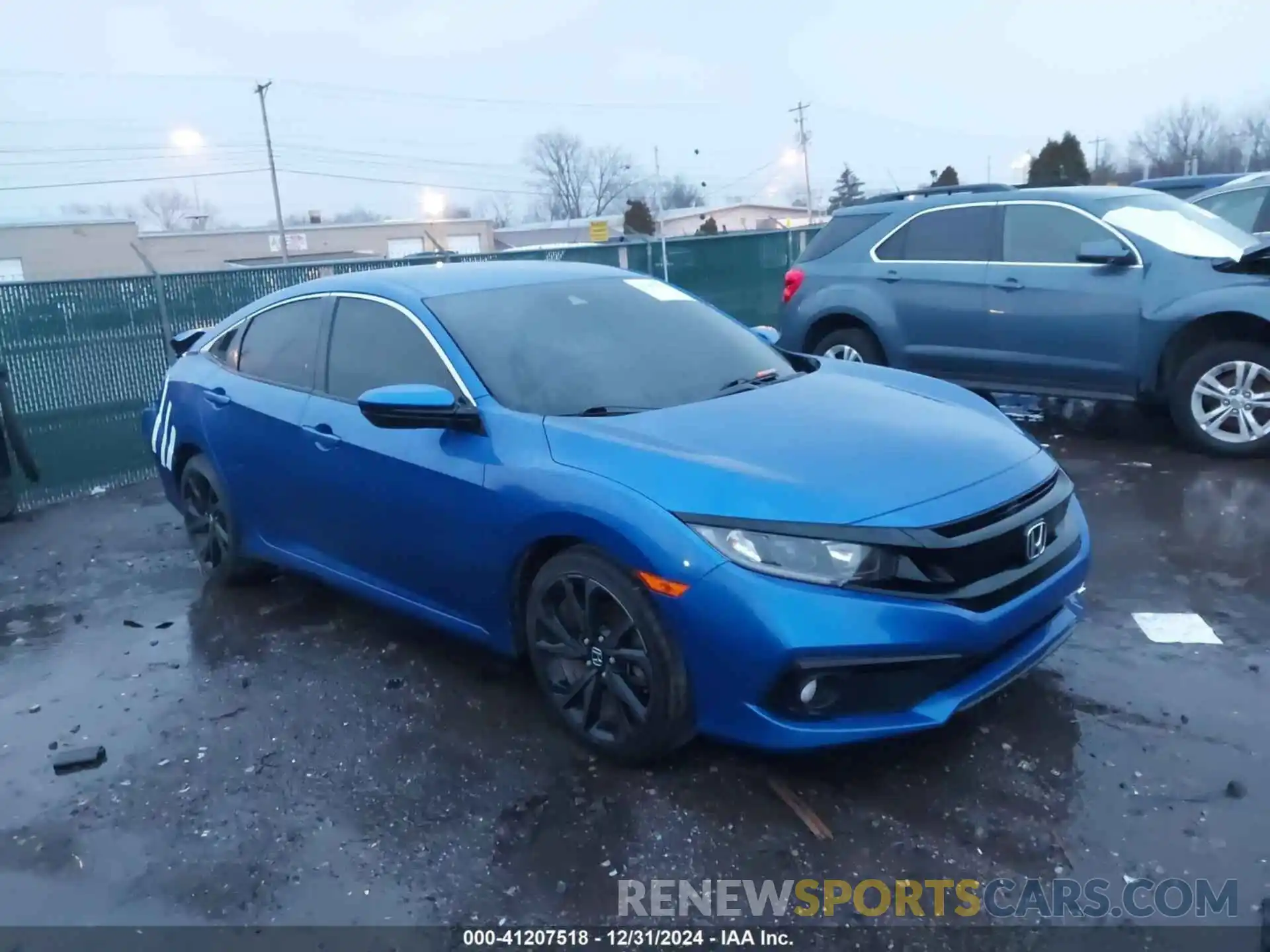 1 Photograph of a damaged car 19XFC2F84LE020922 HONDA CIVIC 2020