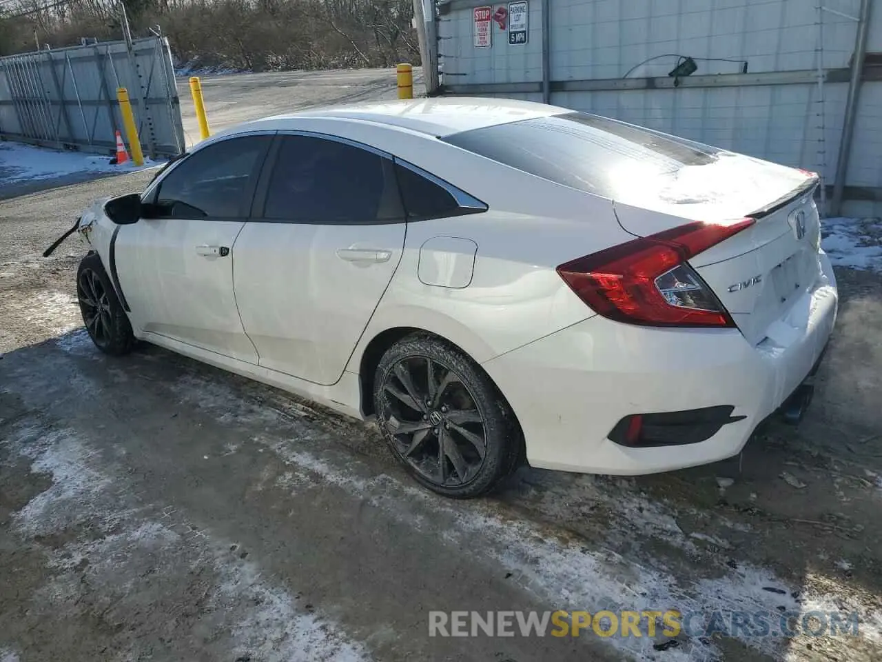 2 Photograph of a damaged car 19XFC2F84LE028213 HONDA CIVIC 2020
