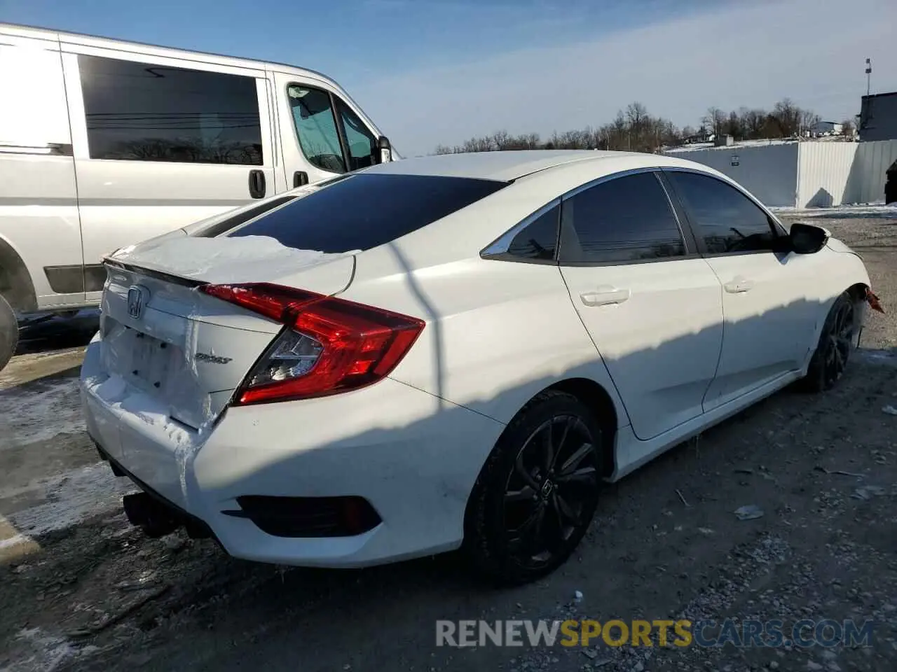 3 Photograph of a damaged car 19XFC2F84LE028213 HONDA CIVIC 2020