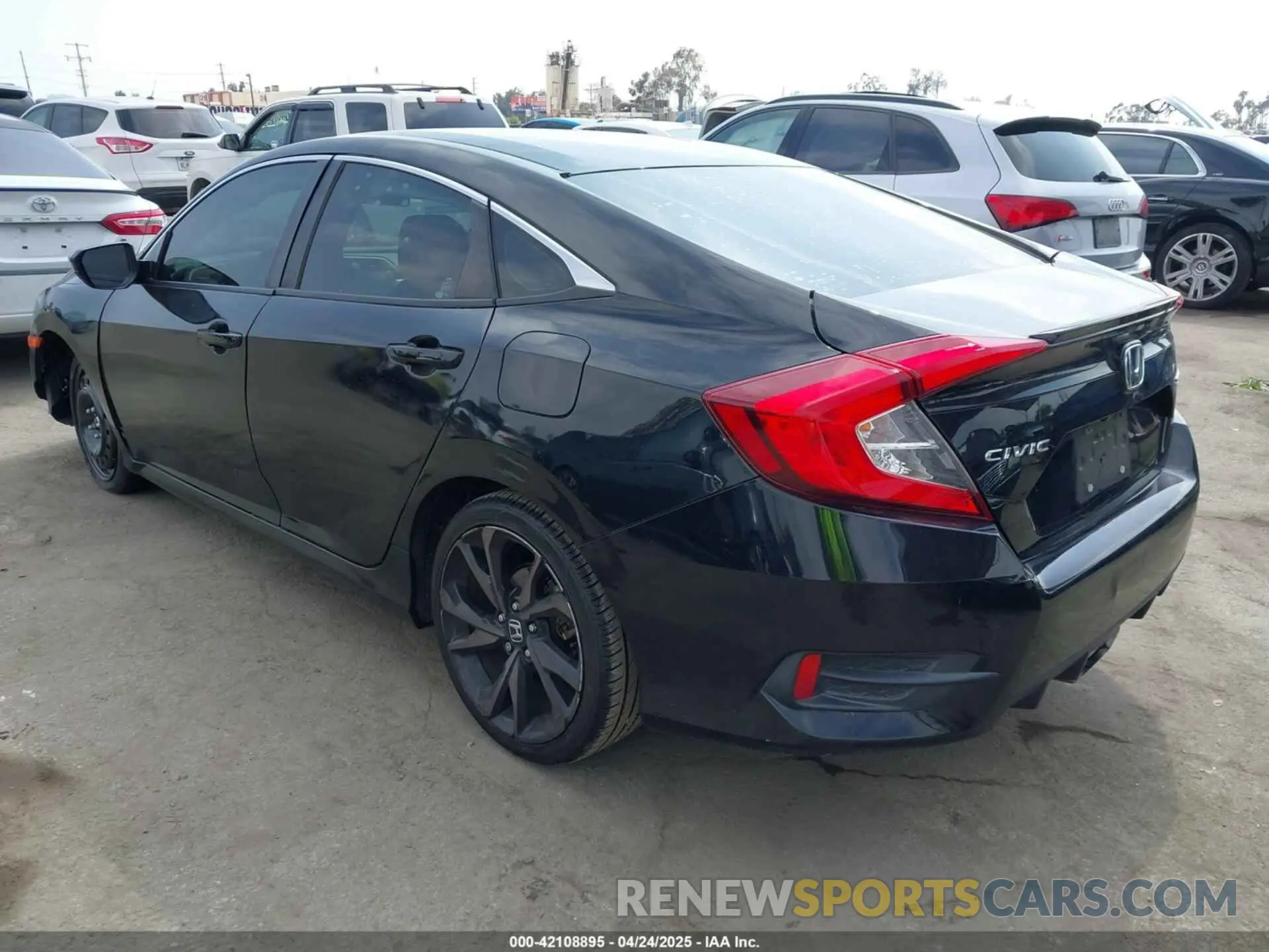 3 Photograph of a damaged car 19XFC2F84LE214270 HONDA CIVIC 2020