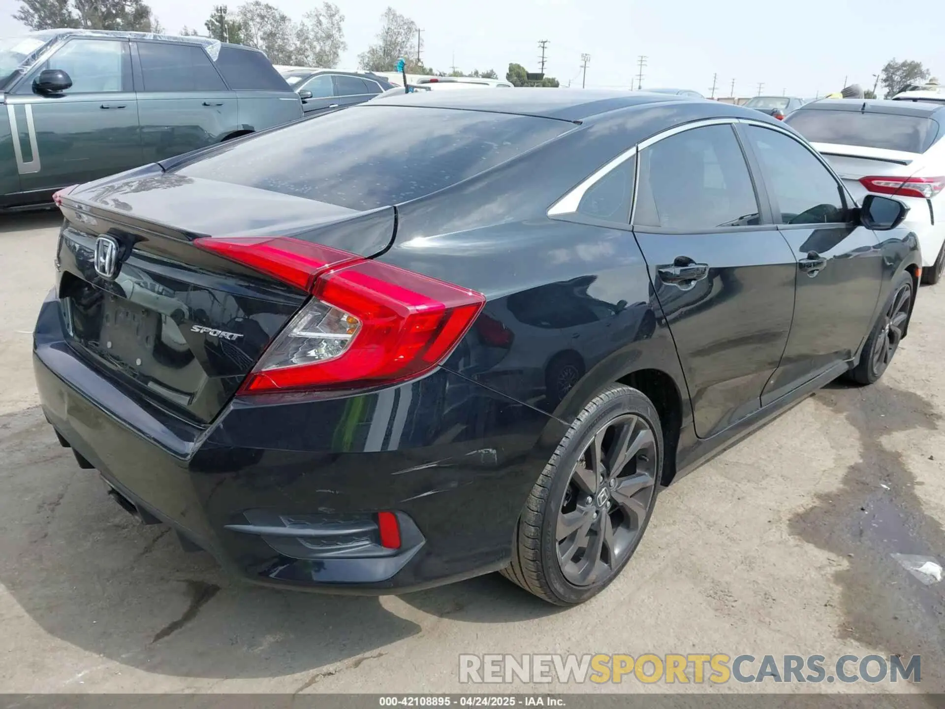 4 Photograph of a damaged car 19XFC2F84LE214270 HONDA CIVIC 2020