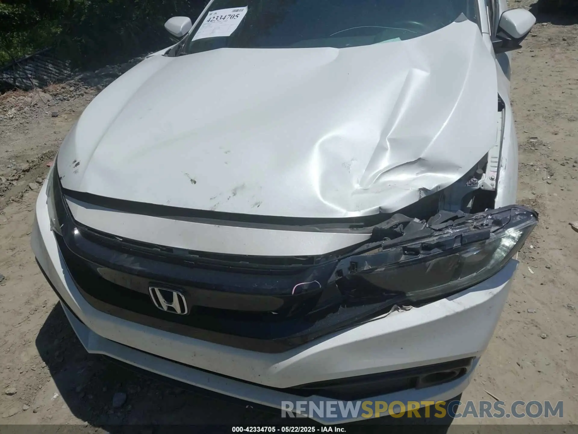 17 Photograph of a damaged car 19XFC2F85LE004289 HONDA CIVIC 2020