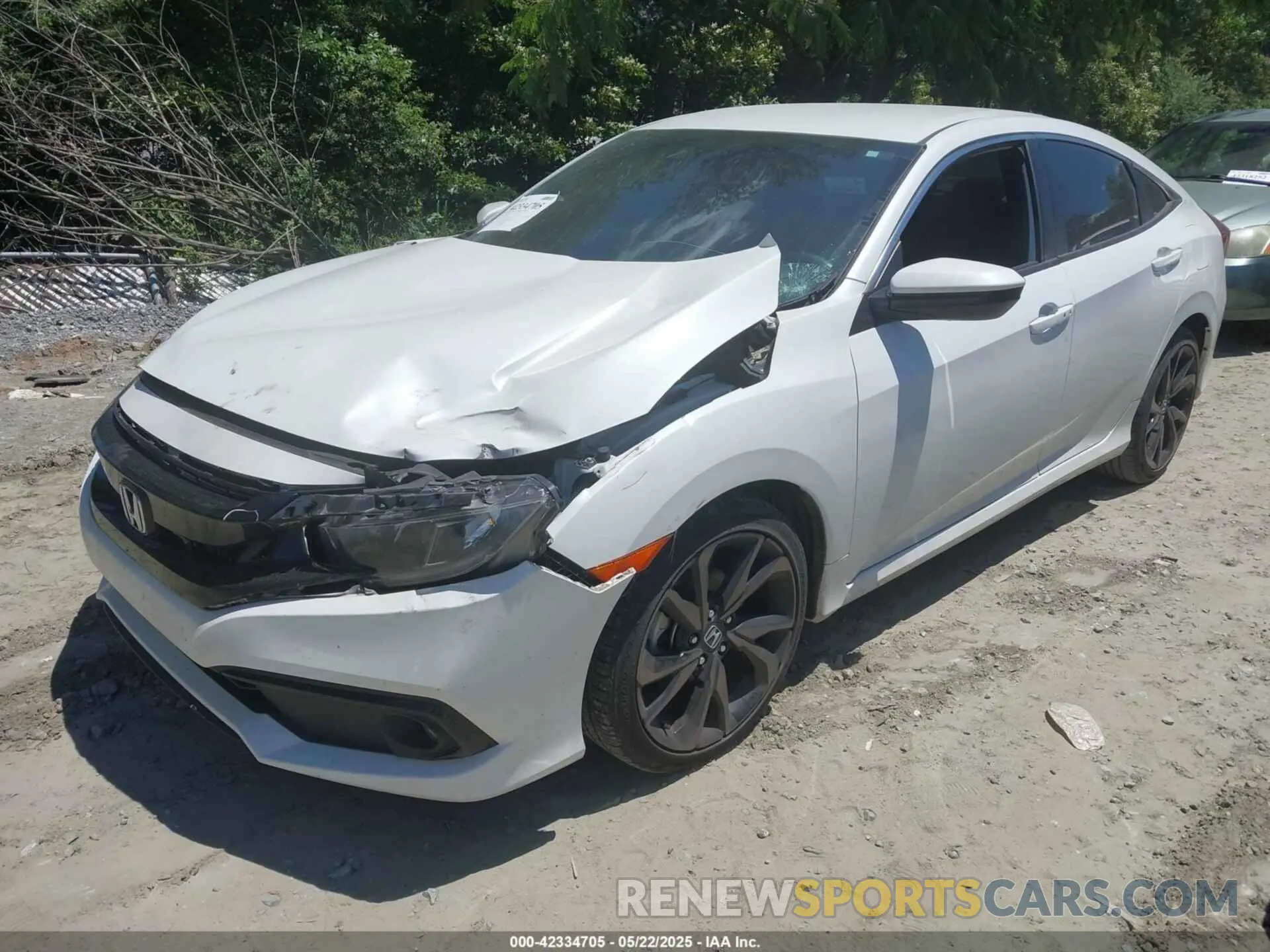 2 Photograph of a damaged car 19XFC2F85LE004289 HONDA CIVIC 2020