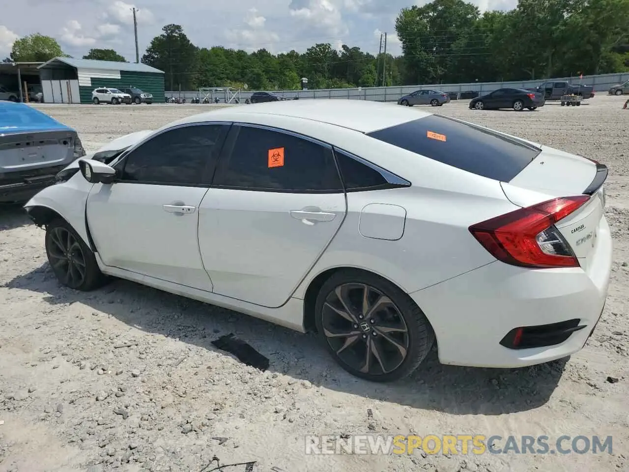 2 Photograph of a damaged car 19XFC2F85LE005202 HONDA CIVIC 2020