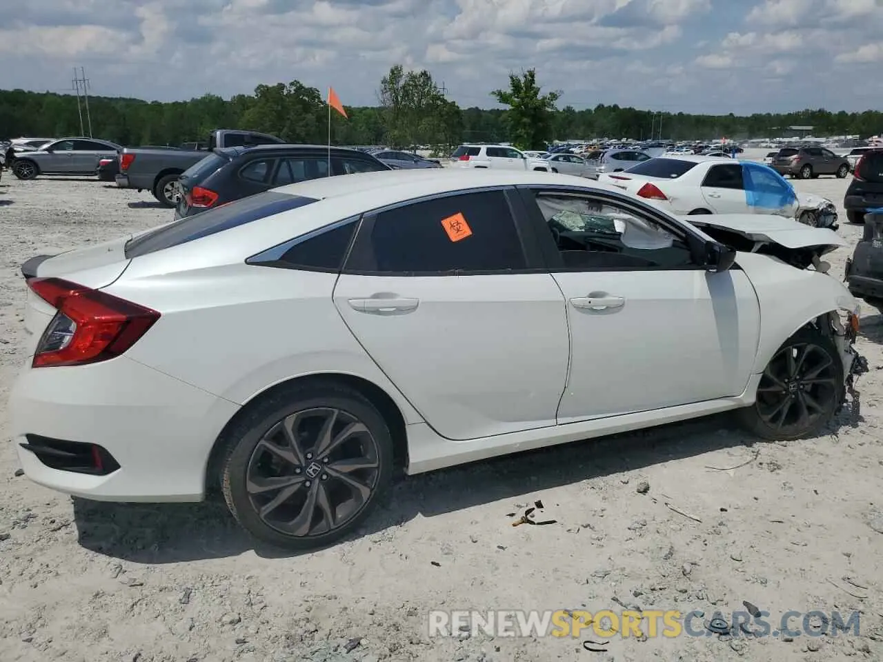 3 Photograph of a damaged car 19XFC2F85LE005202 HONDA CIVIC 2020