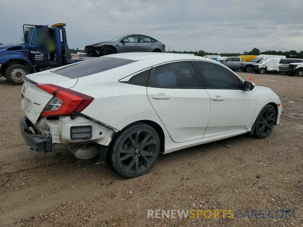 3 Photograph of a damaged car 19XFC2F85LE017964 HONDA CIVIC 2020