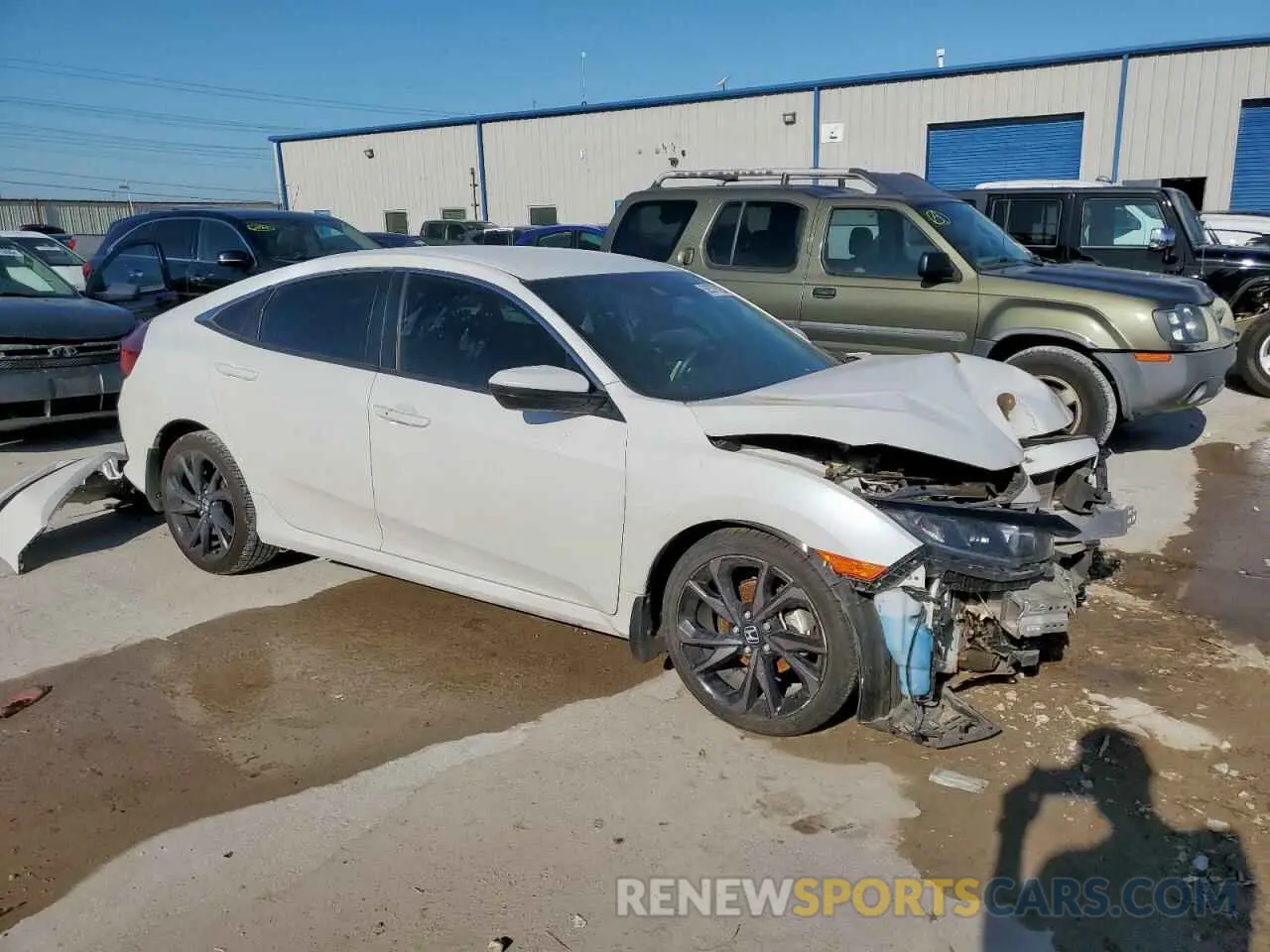 4 Photograph of a damaged car 19XFC2F85LE019102 HONDA CIVIC 2020