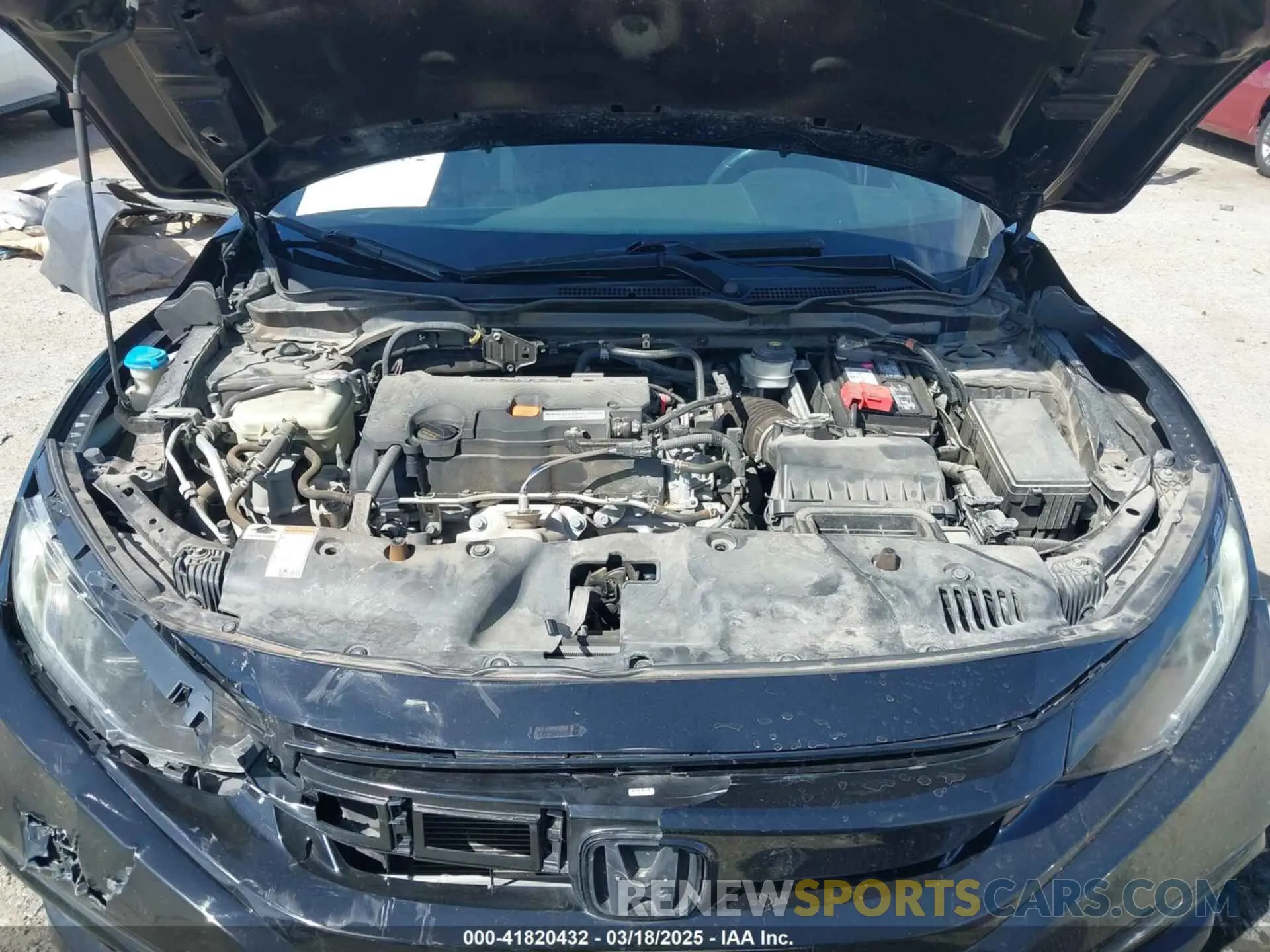 10 Photograph of a damaged car 19XFC2F85LE020492 HONDA CIVIC 2020
