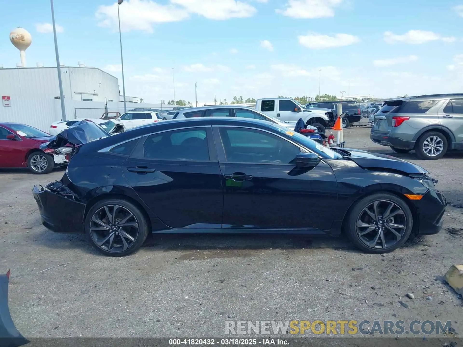 13 Photograph of a damaged car 19XFC2F85LE020492 HONDA CIVIC 2020