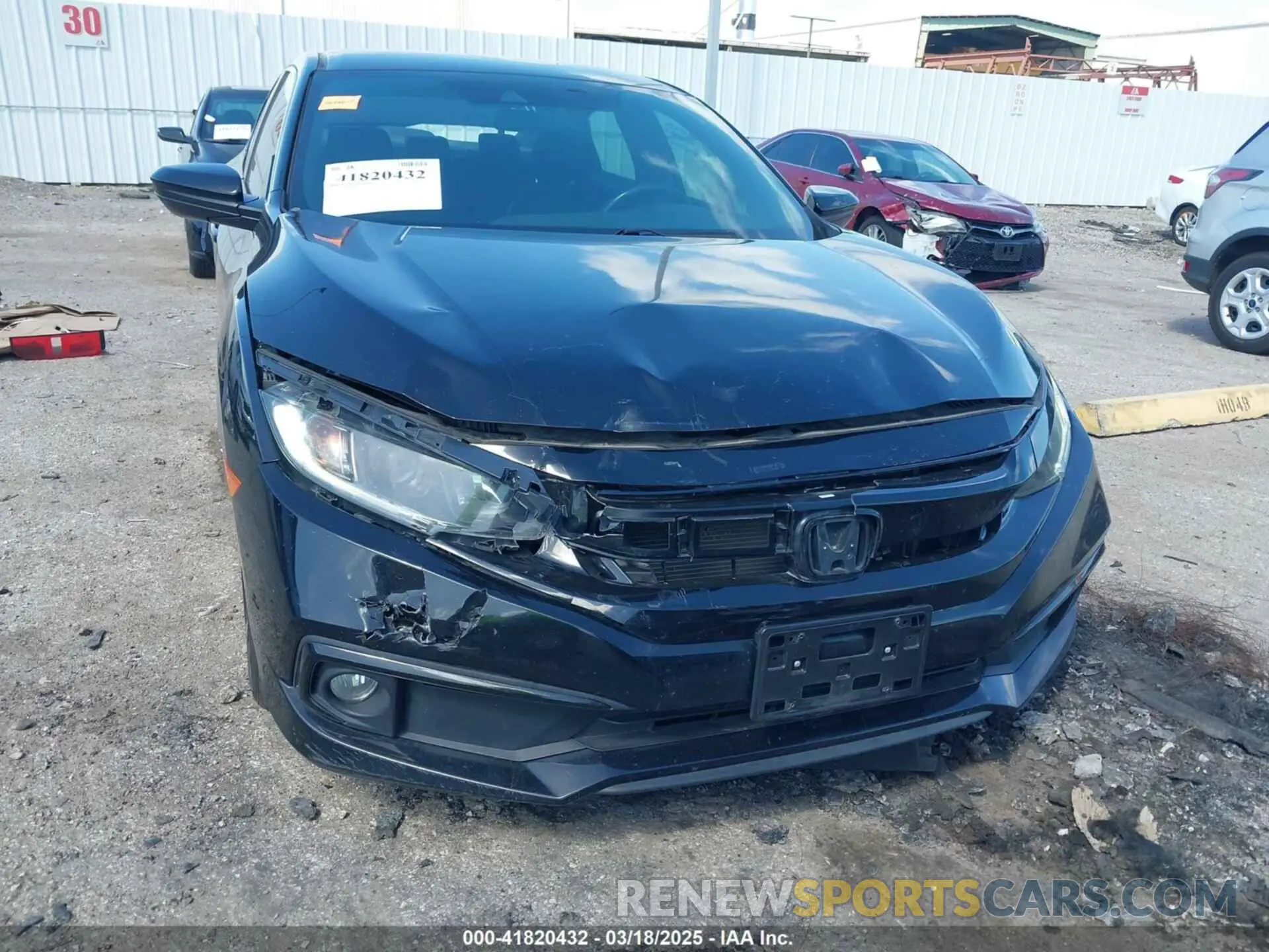 6 Photograph of a damaged car 19XFC2F85LE020492 HONDA CIVIC 2020