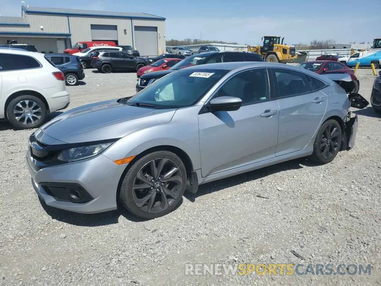1 Photograph of a damaged car 19XFC2F85LE029368 HONDA CIVIC 2020